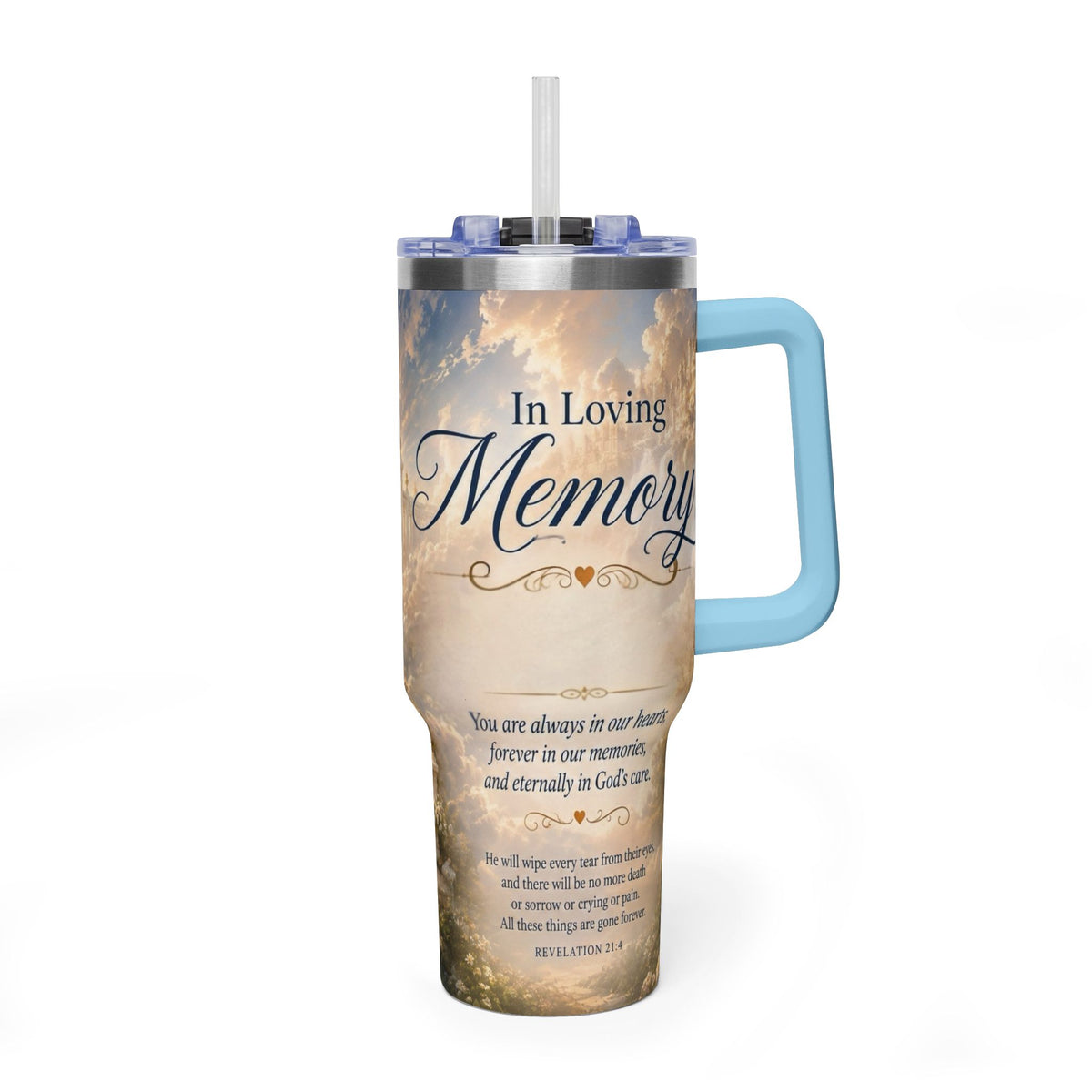 Personalized Christian In MemoryVacuum Thermal Tumbler, 40oz