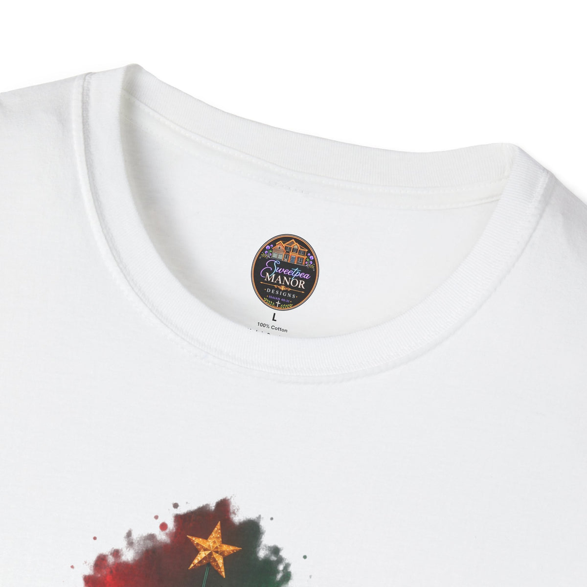 Colorful Holiday Tree T-Shirt | Christmas Lights Ornament Design
