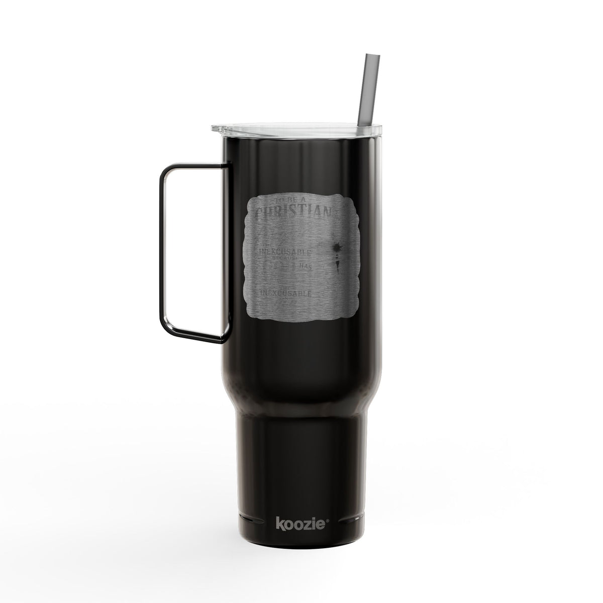 God Has Forgiven You Insulated Tumbler with Lid, 40oz (Engraving)