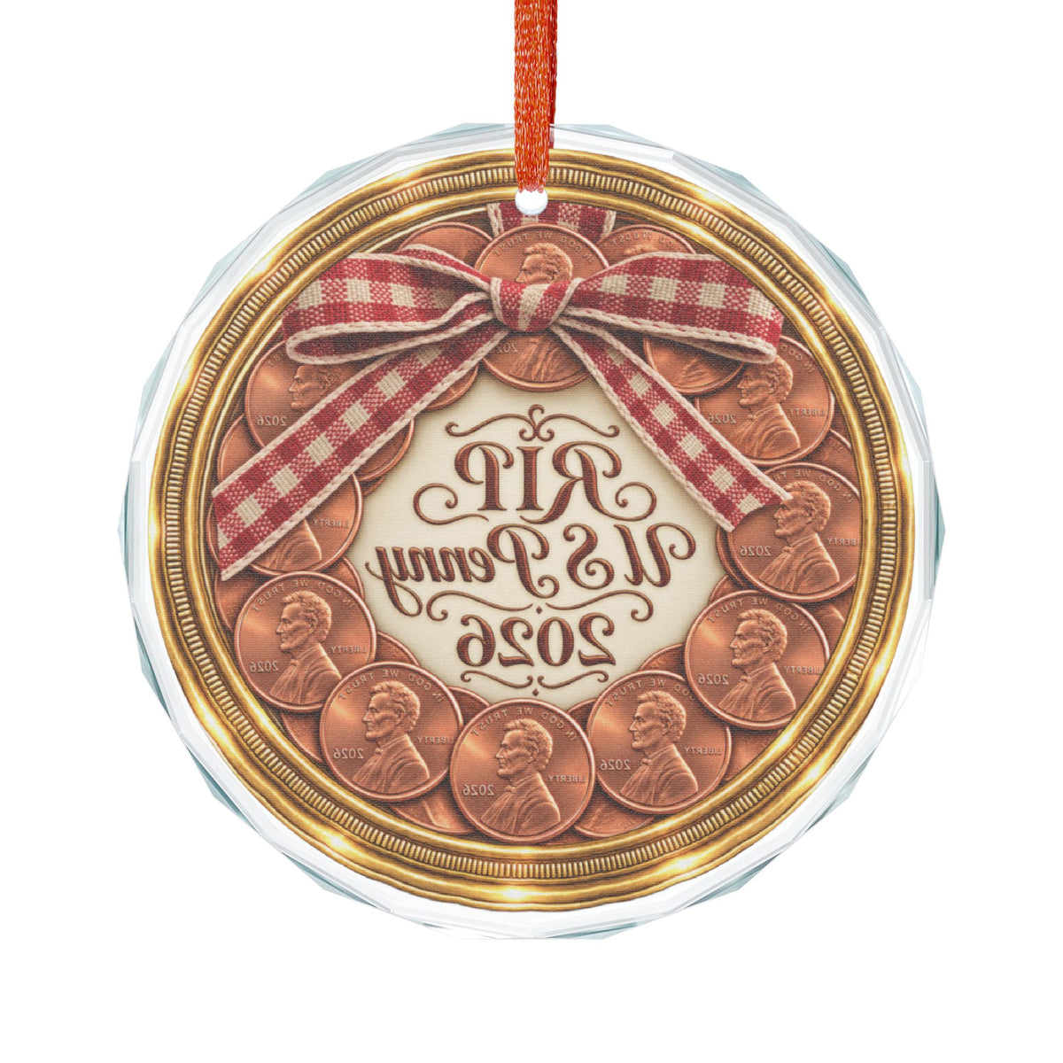 End of the US Penny Christmas Decoration