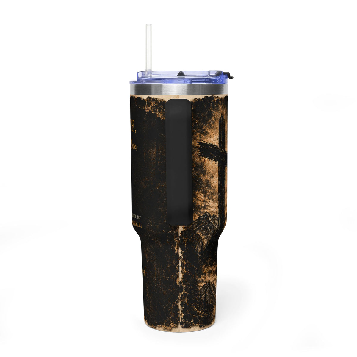 Christian St. Francis Prayer Vacuum Thermal Tumbler, 40oz