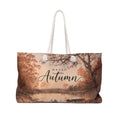Hello Autumn Weekender Bag — Fall Scenic Tote for Weekend Travel & Cozy Getaways