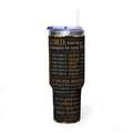 Christian St. Francis Prayer Vacuum Thermal Tumbler, 40oz