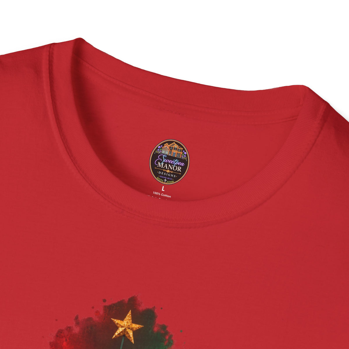 Colorful Holiday Tree T-Shirt | Christmas Lights Ornament Design
