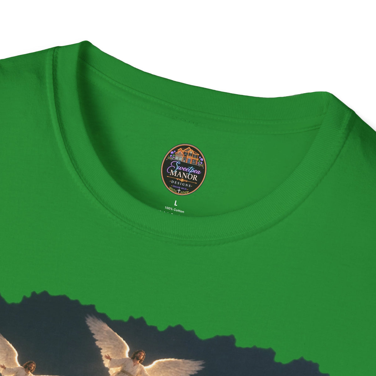 Shepherds Outstanding in the Field Christian Humor Unisex Softstyle Christmas T-Shirt