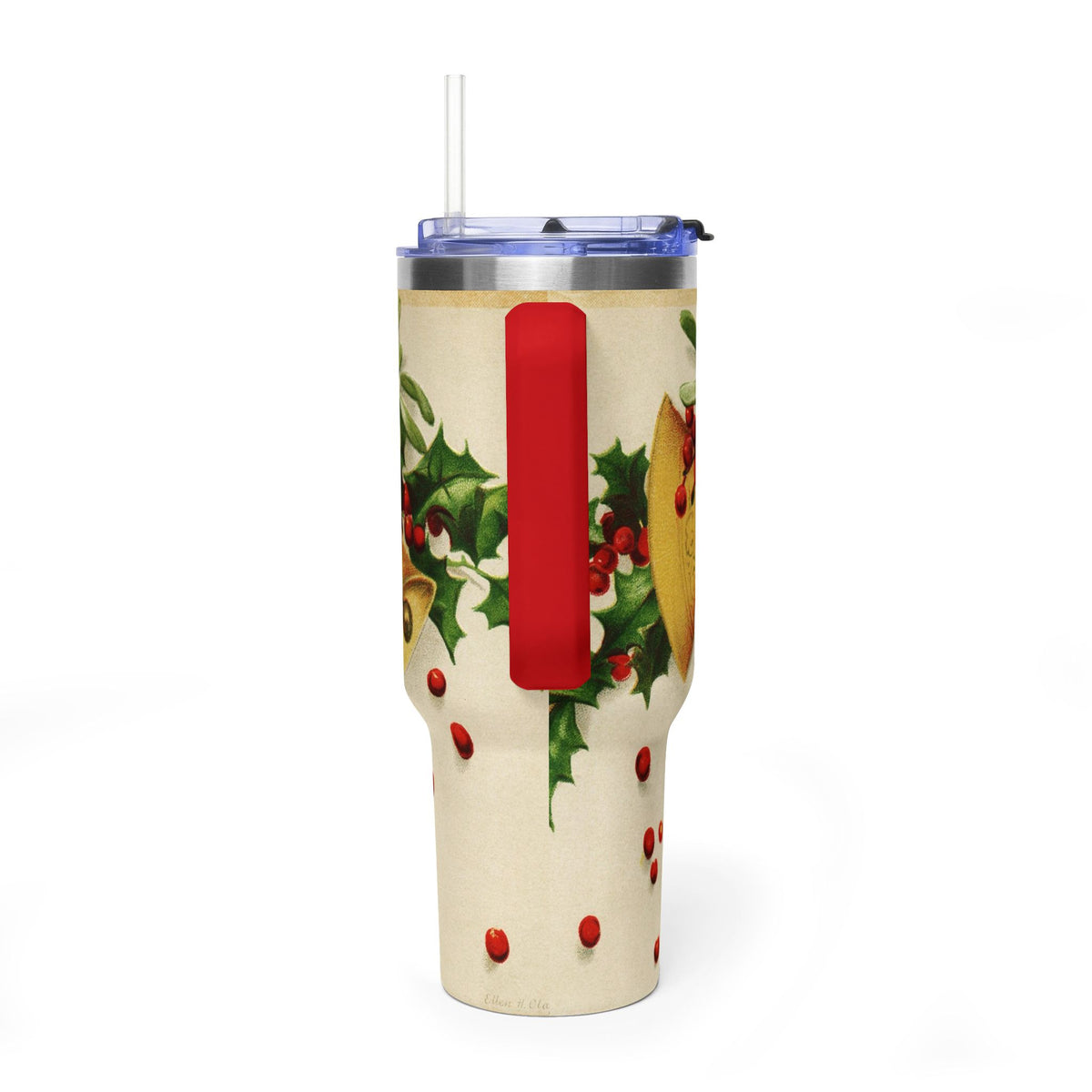 Christmas Bells 40oz Tumbler | Vintage Holiday Bell Design