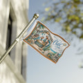 Beachy Unto us a Child is Born  Nativity Double Sided Flag