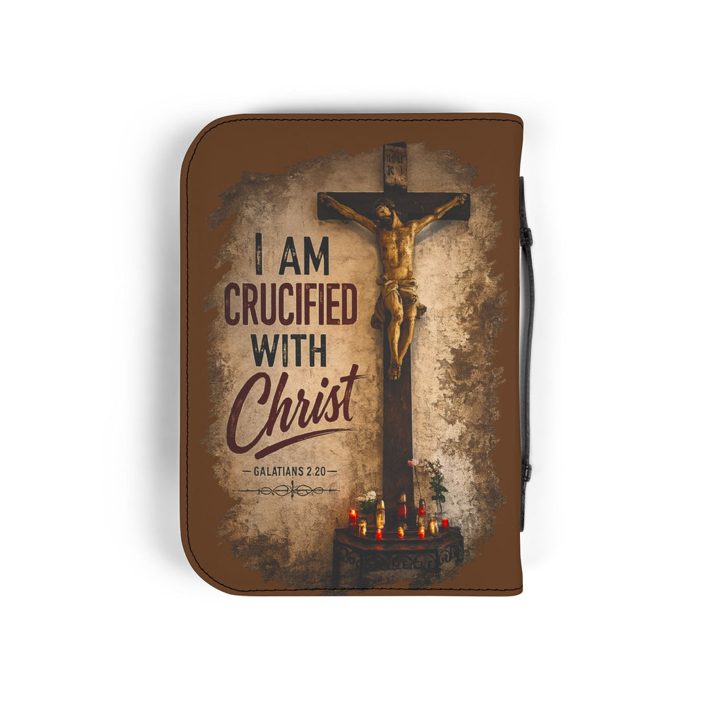 Crucified with Christ Crucifix Bible Cover in 4 sizes