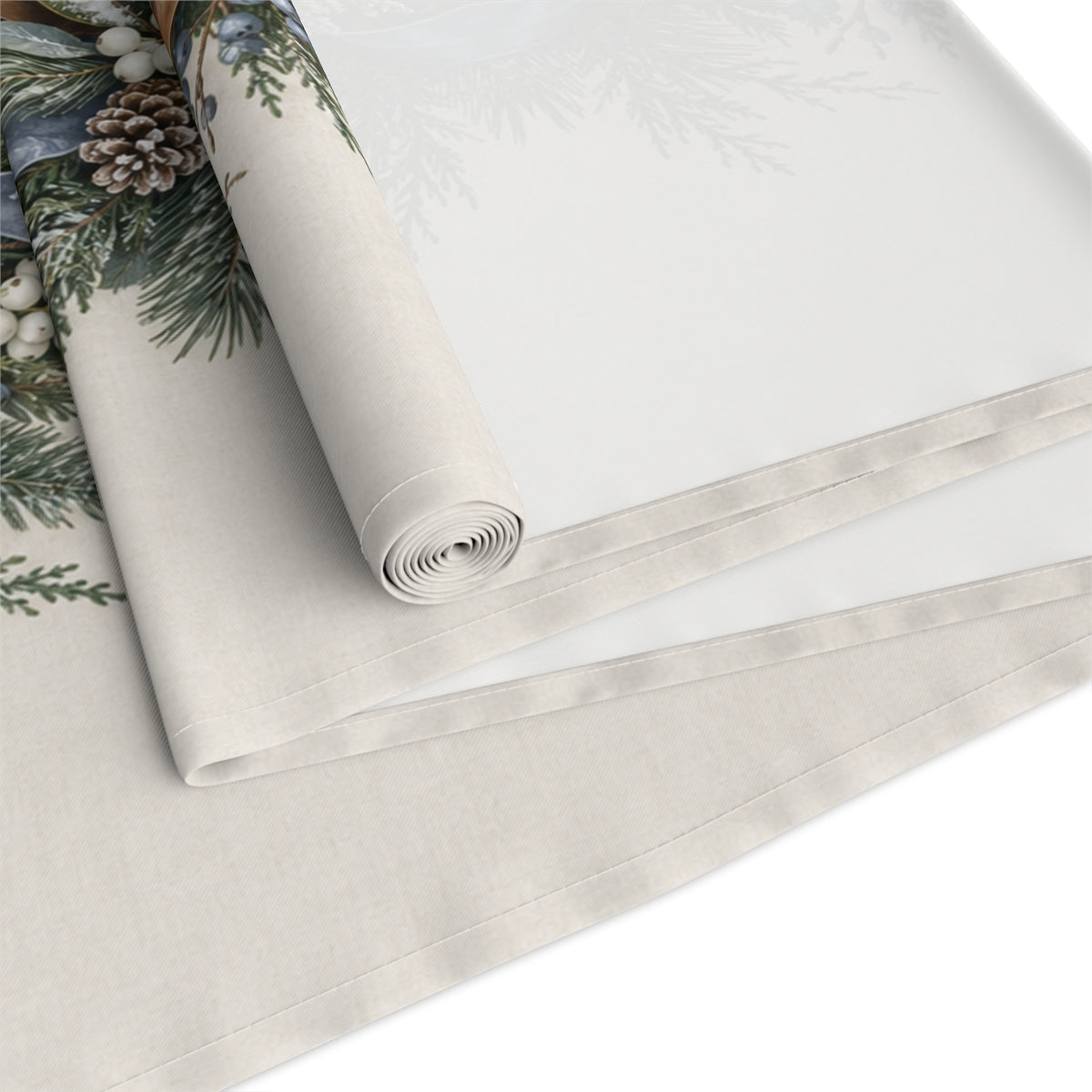 Blue Ribbon Pine Garland Table Runner | Table Runner