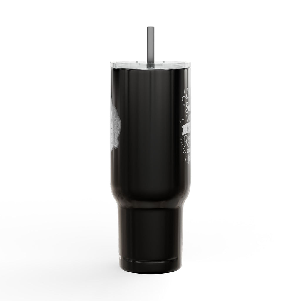 Not Today Satan Insulated Tumbler with Lid, 40oz (Engraving)